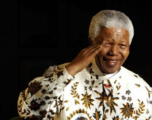 Nelson Mandela, the former South Africa