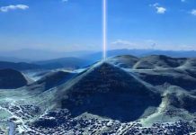 Misteriosul Fascicul de enegie aparut deasupra Piramidei Soarelui din Bosnia